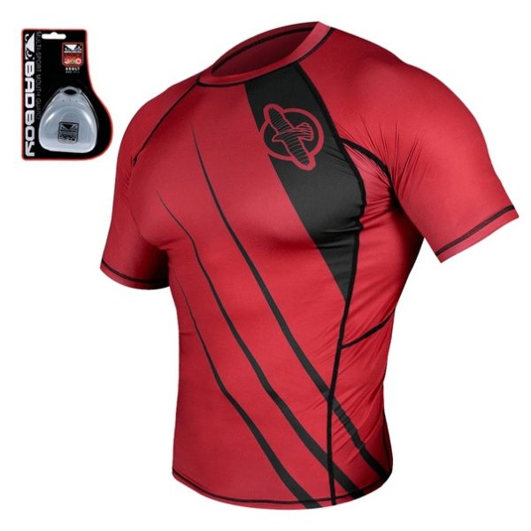 Рашгард Hayabusa Recast Red/Black - капа в подарок