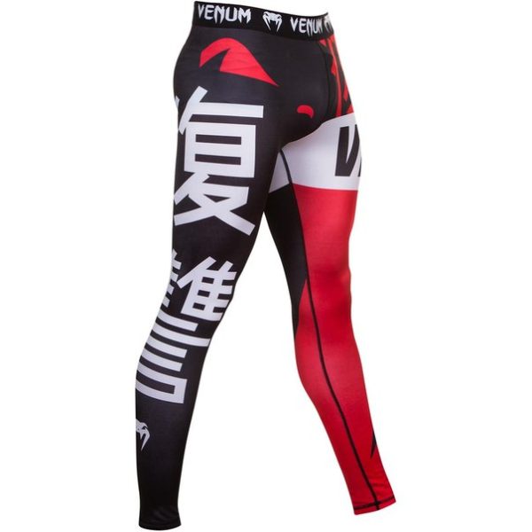 Компрессионные штаны Venum Revenge black — Red