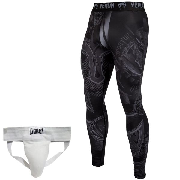 Компрессионные штаны Venum Gladiator 3.0 чёрные