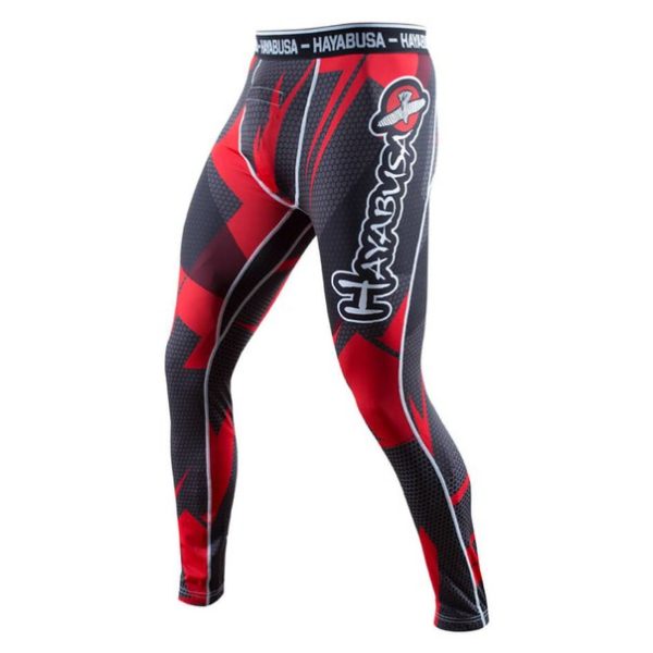 Компрессионные штаны Hayabusa metaru red