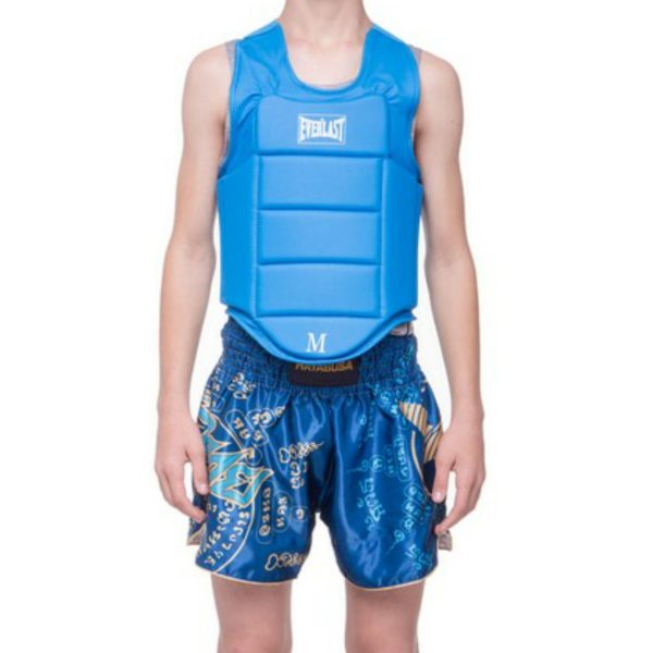 Защита корпуса Everlast (жилет) для каратэ синий