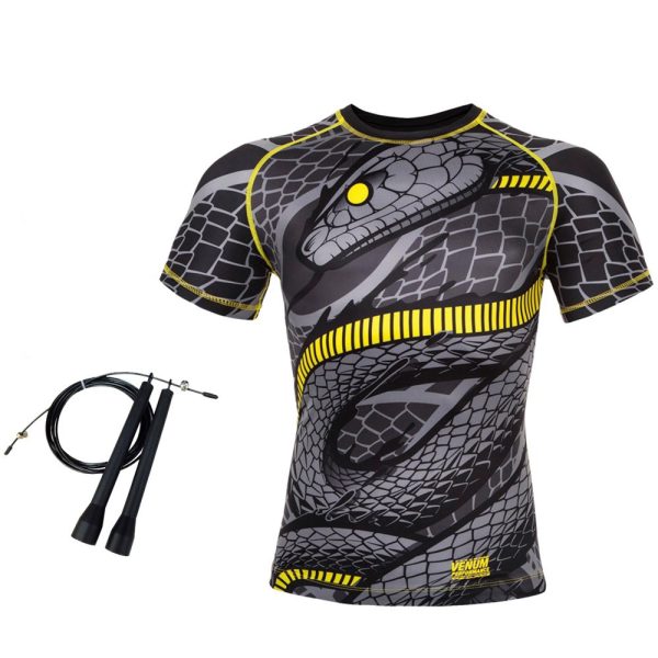 Рашгард Venum SNAKER black/yello