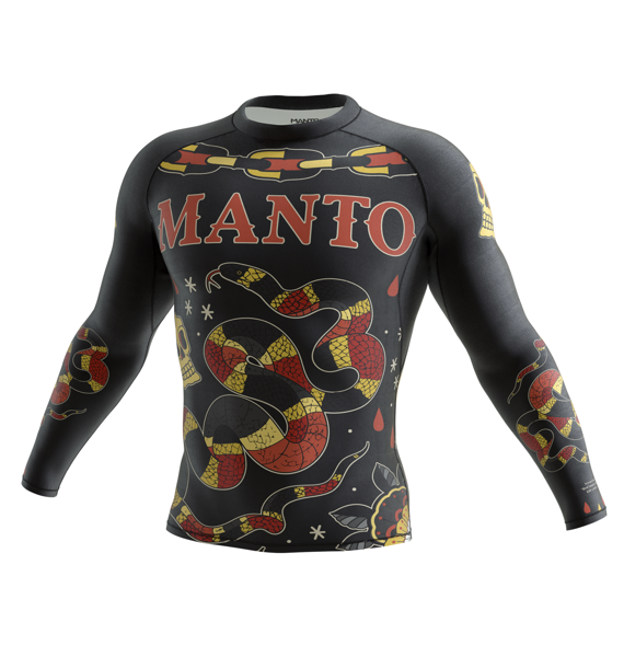 Рашгард MANTO CORAL черный