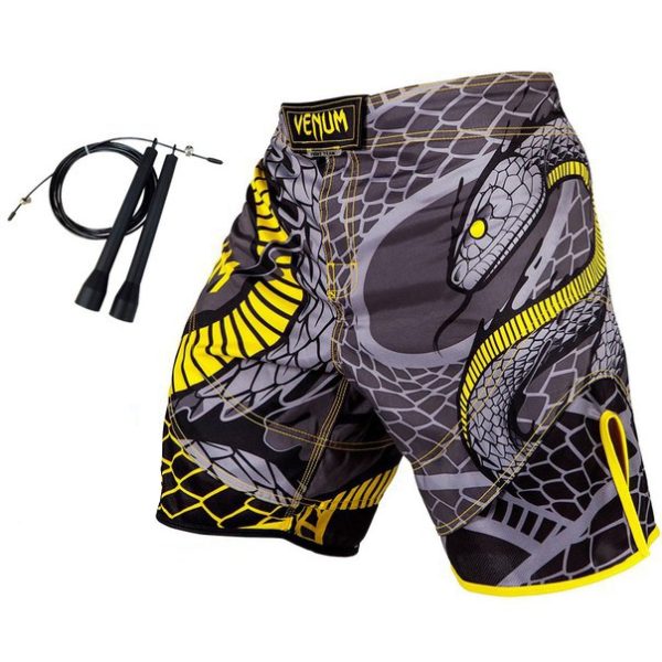 Шорты ММА Venum SNAKER black/yellow