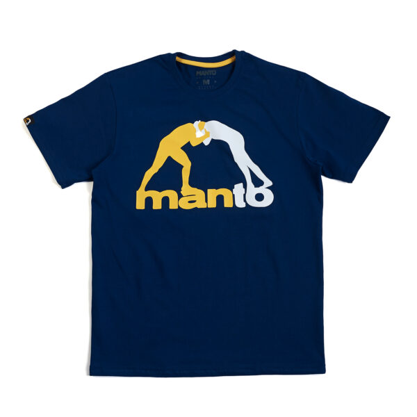 Футболка MANTO LOGO темно-синяя