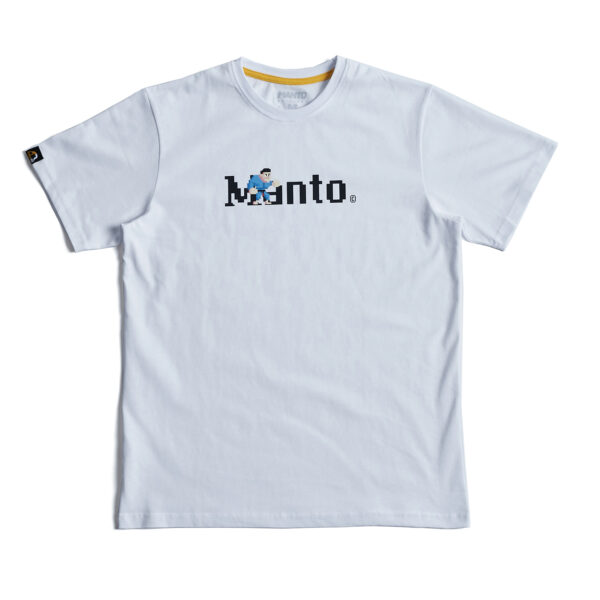 Футболка MANTO BJJ 16bit белая