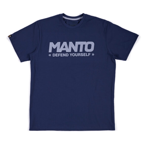 Футболка MANTO LOGOTYPE DEFEND темно-синяя