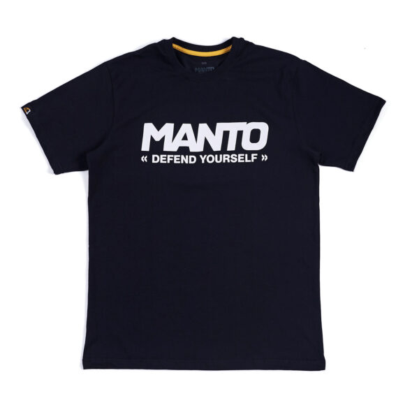 Футболка MANTO LOGOTYPE DEFEND черная