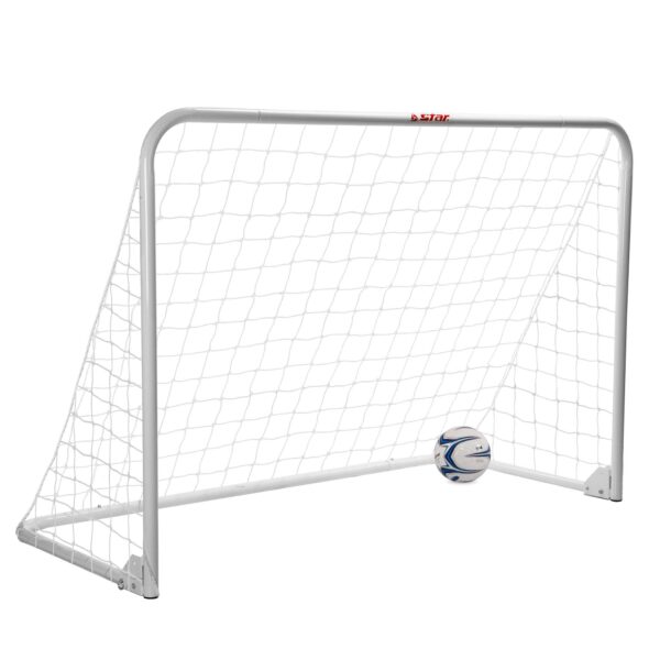 Ворота футбольные с сеткой STAR 180х80х120 1шт