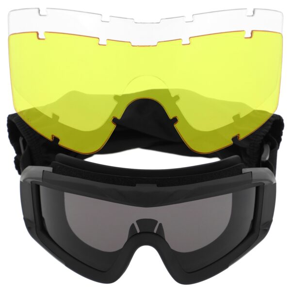 Очки защитные маска со сменными линзами и чехлом SPOSUNE