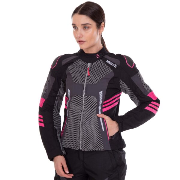Мотокуртка текстильная женская NERVE S-2XL