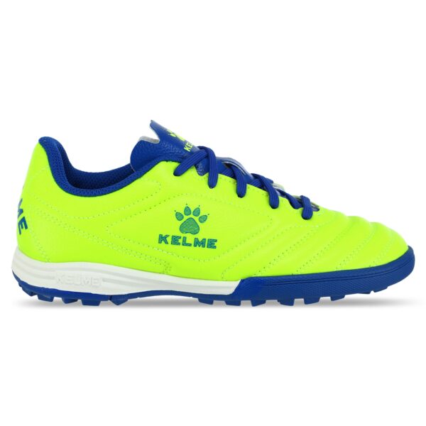 Сороконожки обувь футбольная детская KELME BASIC размер 27-37 салатовый-синий