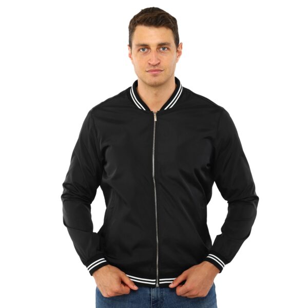 Ветровка спортивная LIDONG черная M-4XL