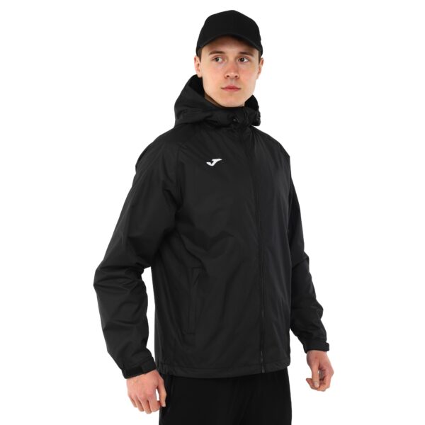 Куртка дождевик с капюшоном Joma ALASKA размер M-2XL черный