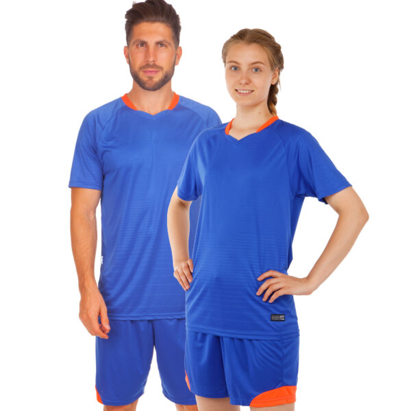 Форма футбольная комплект футболка и шорты M-3XL синий