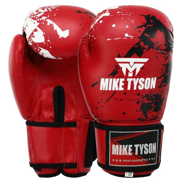 Перчатки боксерские MIKE TYSON 10-14 унций красные