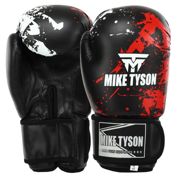 Перчатки боксерские MIKE TYSON 10-14 унций черные