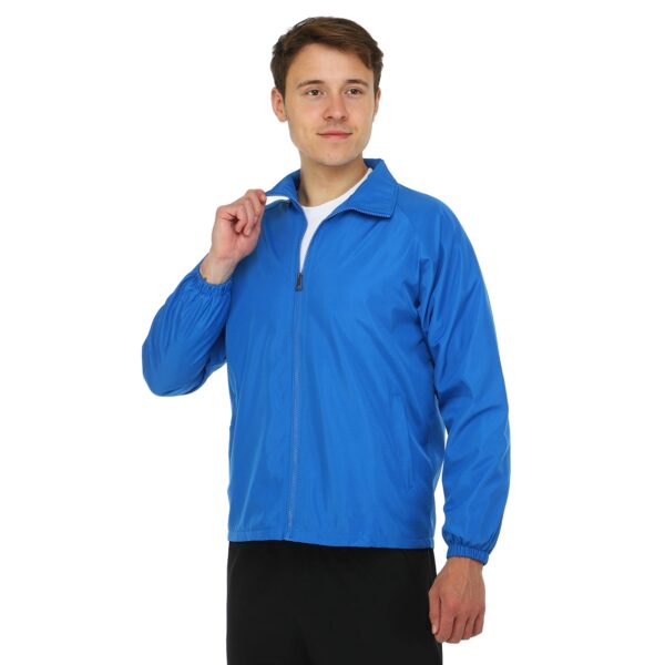 Ветровка спортивная синяя LIDONG S-5XL