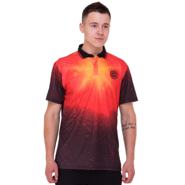 Футболка поло BAYERN MUNCHEN S-2XL коричневый-красный