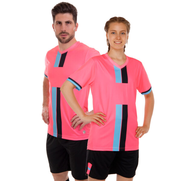 Форма футбольная комплект футболка и шорты S-2XL розовый