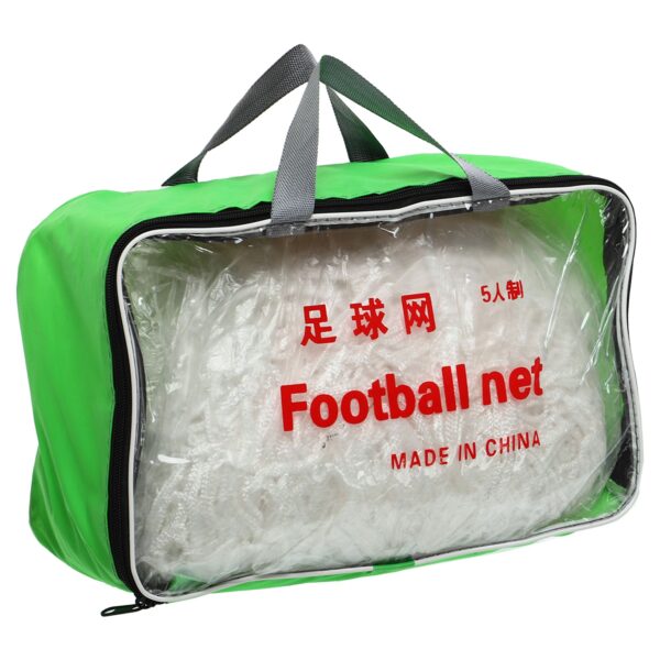 Сетка на ворота футбольные в комплекте из 2 штук 7.5x2.5x1.48х2.5м 2шт белый