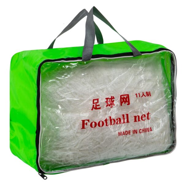 Сетка на ворота футбольные в комплекте из 2 штук 7,32x2,44x1,5м 2шт белый