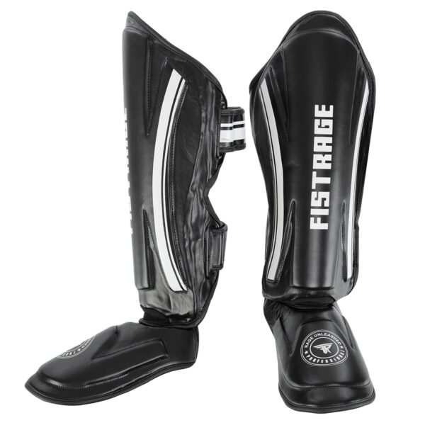 Защита голени и стопы для единоборств FISTRAGE S-XL черная