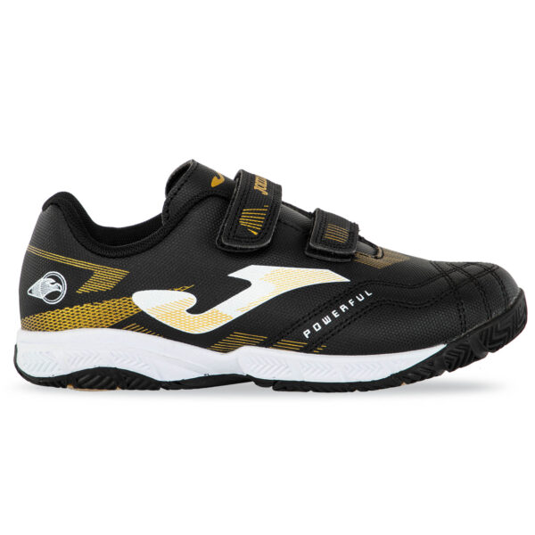 Футзалки обувь для мини-футбола детская на липучке Joma POWERFUL размер 26-34 черный