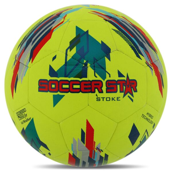 Мяч футбольный HIBRED SOCCER STAR STOKE №5 PU желтый