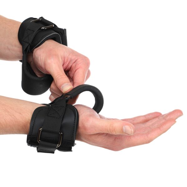 Крюки для подтягивания и тяги на запястья MINI LIFTING HOOK EZOUS 2шт черный
