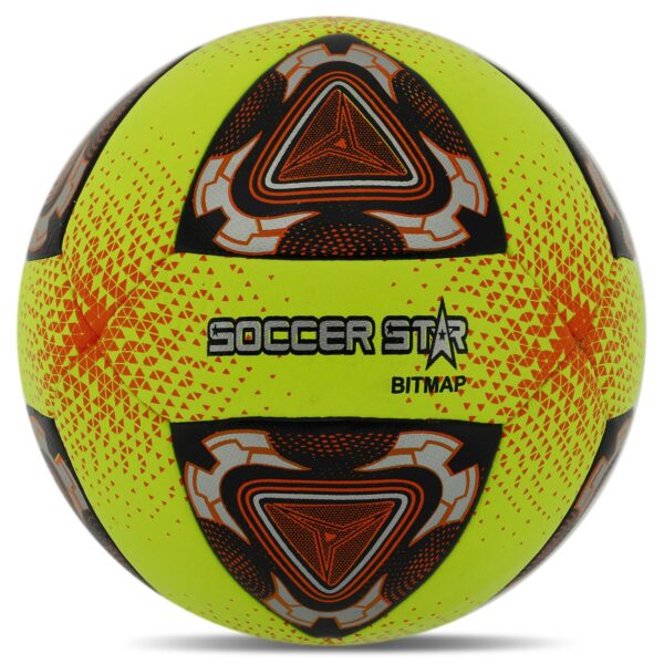Мяч футбольный HIBRED SOCCER STAR №5 PU желтый