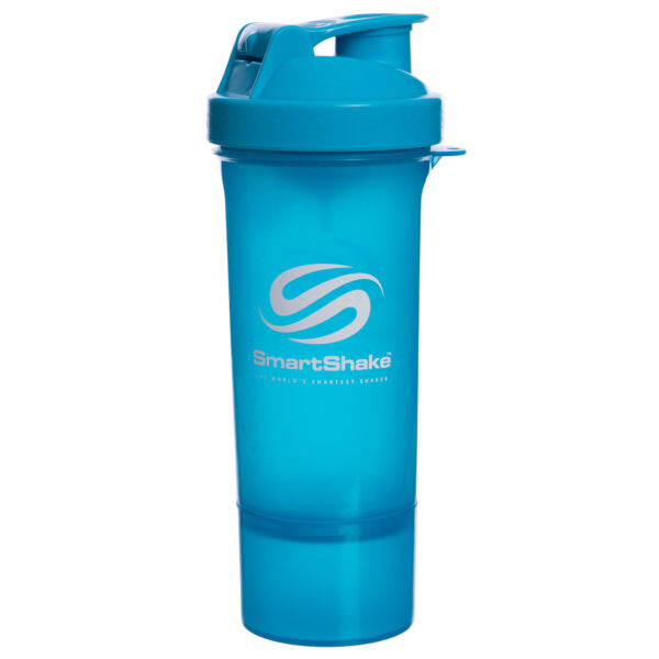 Шейкер для спортивного питания с отсеком для протеина SMART SHAKER SLIM 400+100мл