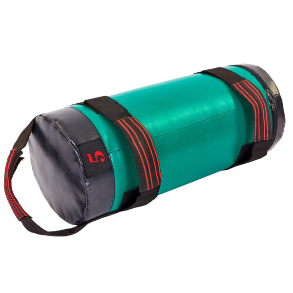 Мешок утяжелитель для функционального тренинга Power Bag 5кг зеленый-черный