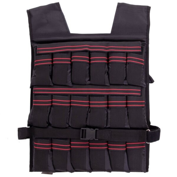 Жилет утяжелитель с регулируемым весом WEIGTH VEST вес-0,5-10 кг черный