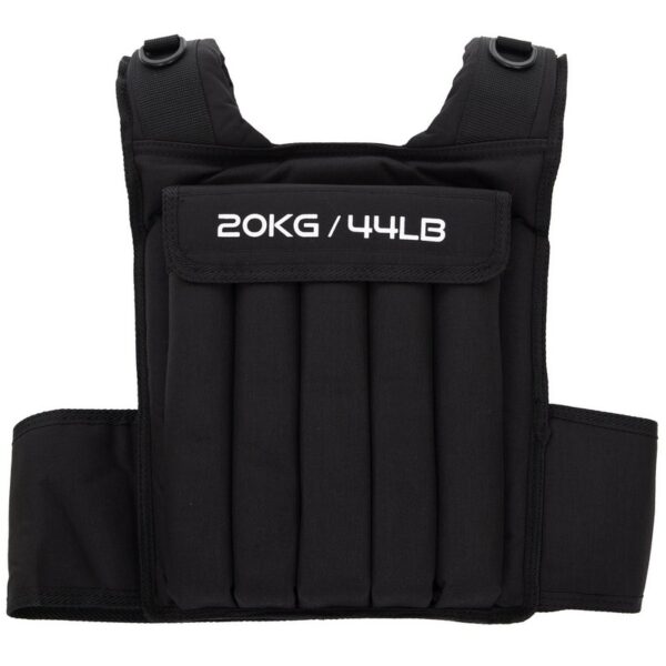 Жилет утяжелитель с регулируемым весом WEIGTH VEST вес-2-20 кг черный