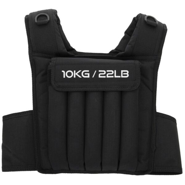 Жилет утяжелитель с регулируемым весом WEIGTH VEST вес-1-10 кг черный