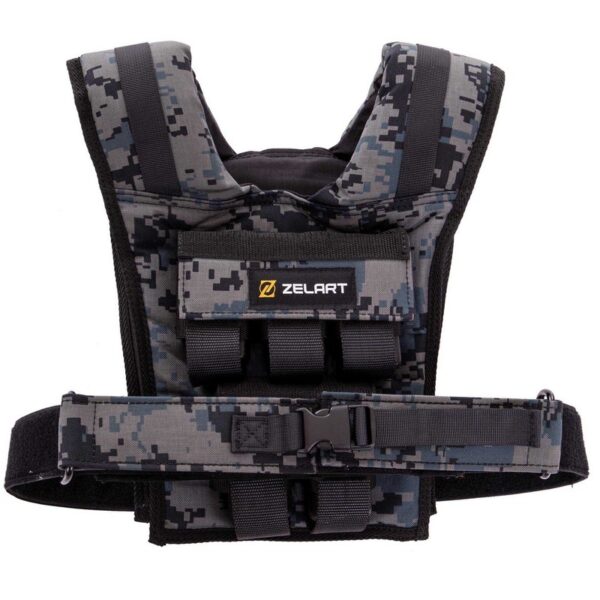 Жилет утяжелитель с регулируемым весом WEIGTH VEST вес-1-10 кг камуфляж