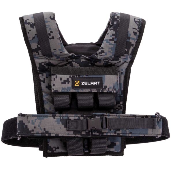 Жилет утяжелитель с регулируемым весом WEIGTH VEST вес-1-10кг камуфляж