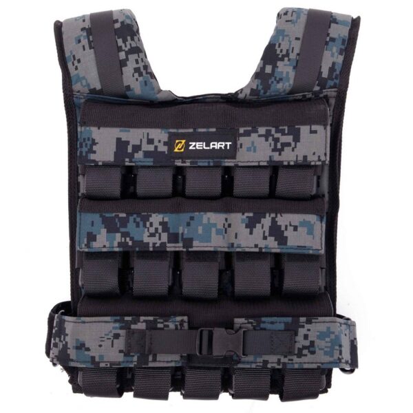 Жилет утяжелитель с регулируемым весом WEIGTH VEST вес-1-30кг камуфляж