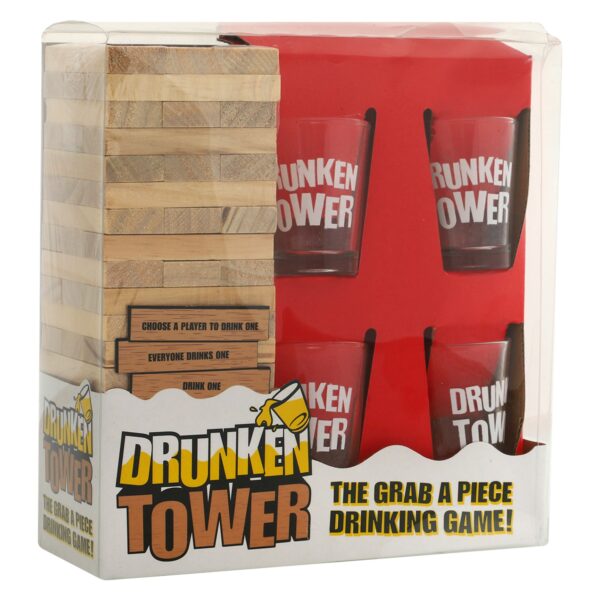 Игра настольная Дженга Drunken Tower Jenga дерево