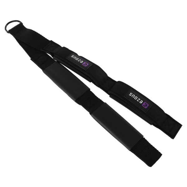 Лямка гибкая тяга для трицепса с двойным хватом SOFT TRICEP ROPE EZOUS 65х5см черный