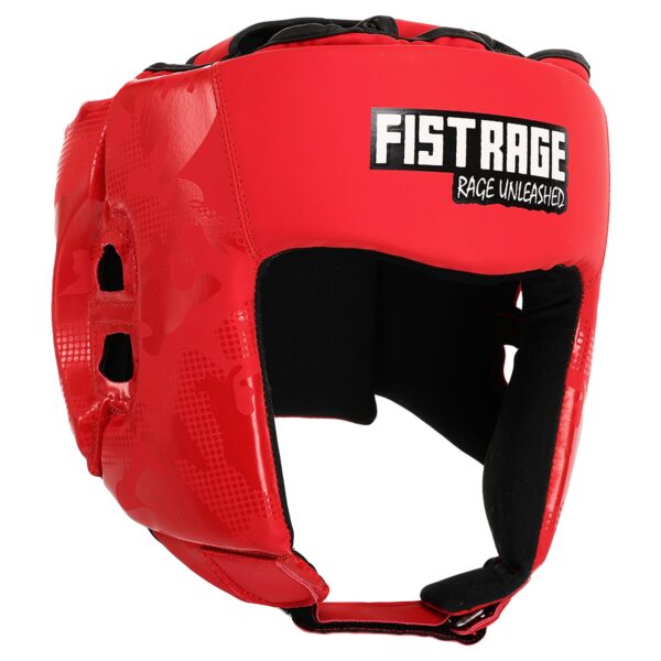 Шлем боксерский открытый FLEX FISTRAGE касный S-XL