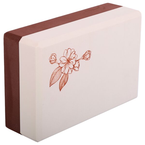 Блок для йоги двухцветный BLOOM YOGA BRICK