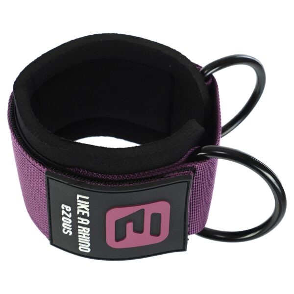 Лямка для ног TRAINING ANKLE STRAPS 3.0 EZOUS 1 шт черный-фиолетовый