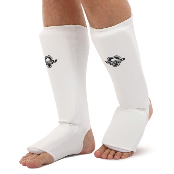Защита голени и стопы HARD TOUCH белая S-XL