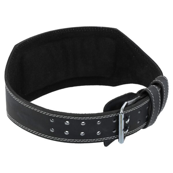 Пояс атлетический кожаный FISTRAGE спинка-15см размер-S-XXL серый