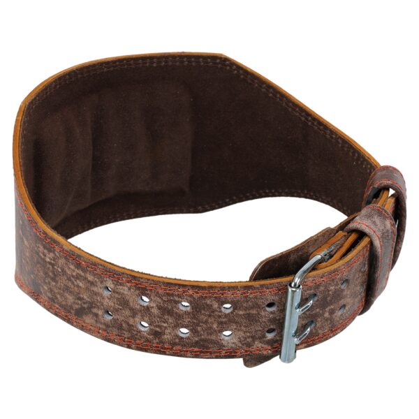 Пояс атлетический кожаный FISTRAGE спинка-15см размер-S-XL коричневый