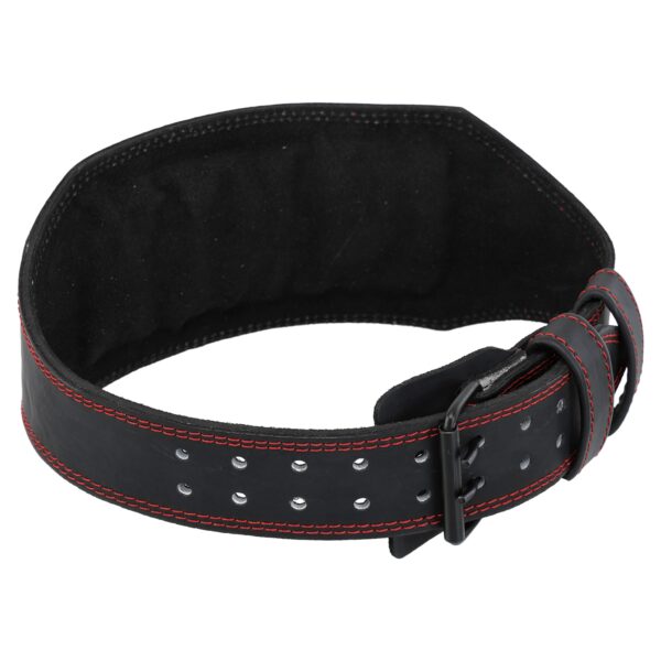 Пояс атлетический кожаный FISTRAGE спинка-15см размер-S-XL черный