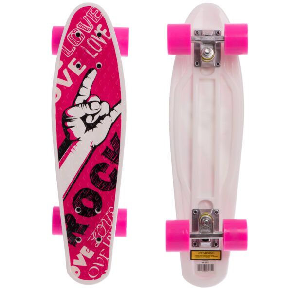 Пенни борд Penny Board круизер пластиковый 22" красный