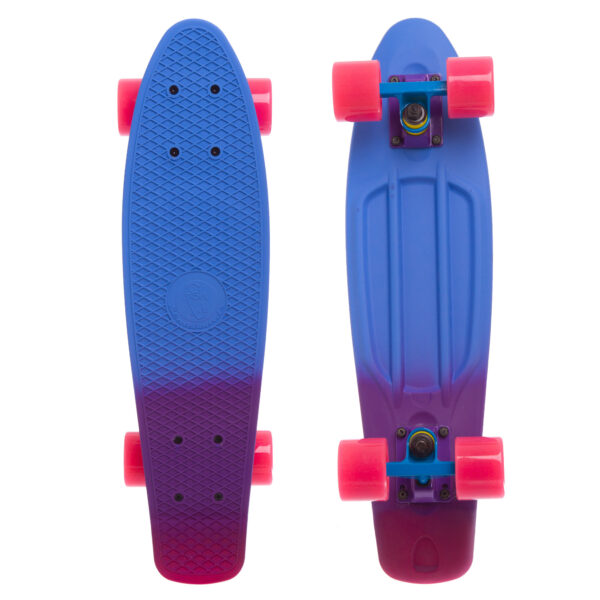 Пенни борд Penny Board круизер пластиковый RUBBER SOFT 22" FISH